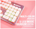 NUBWO Gaming Keyboard NK-32 Fortune (Pink Edition) (Thai Layout)