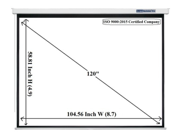 Projector Screen 120&quot; Motorized