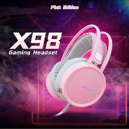 NUBWO X-98 Pink Edition Gaming Headset