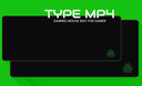 EGA TYPE MP4 XXL 900x400x40mm Mouse Mat