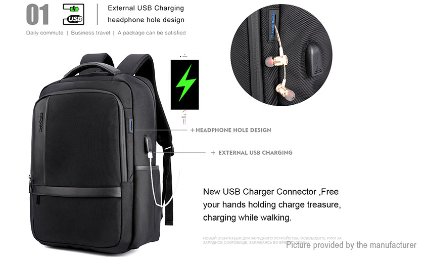 Bag - Arctic Hunter B00120C Casual Waterproof Backpack
