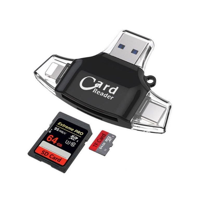 OTG Card Reader Lightning / Type-C / USB / Micro USB / SD / Micro SD