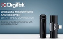 DigiTek DWM-001 Type-C Wireless Microphone &amp; Receiver 2.4GHz