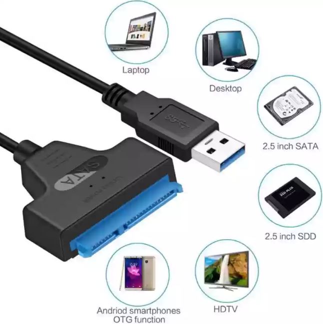 USB to SATA Cable and Case (3.0)