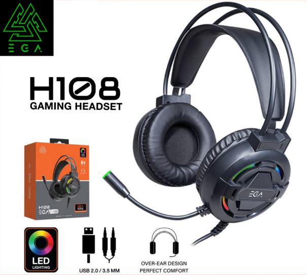 EGA H-108 Gaming Headset 3.5mm