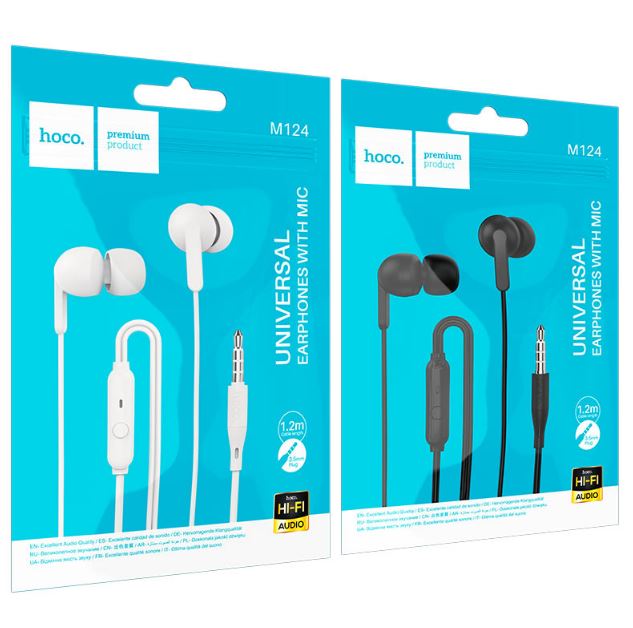 HOCO M-124 Universal Earphone with Mic