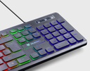 NUBWO NK-49 LED USB Wired Keyboard (ENG/THAI Layout)