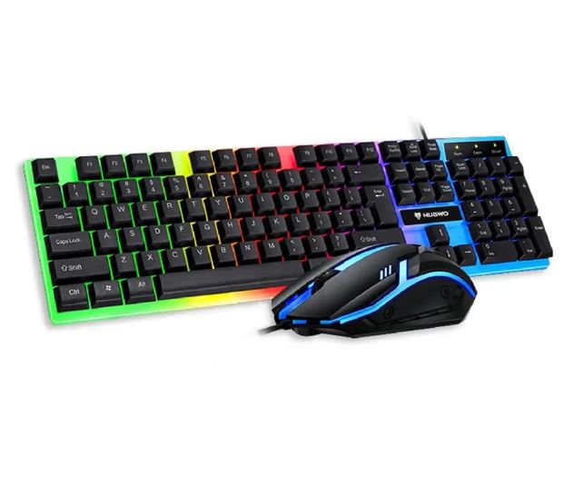 NUBWO NKM-632 USB LED Keyboard &amp; Mouse Combo (ENG/THAI Layout)