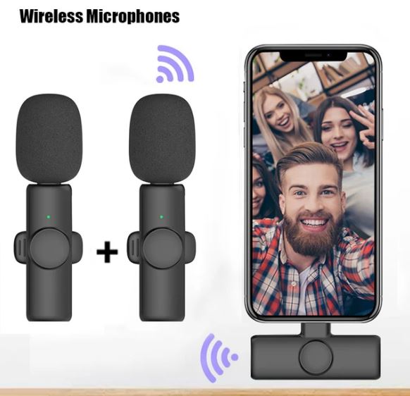 K11 Wireless Microphone 2 Mics TypeC+iPhone