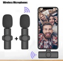 K11 Wireless Microphone 2 Mics TypeC+iPhone