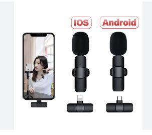 K11 Wireless Microphone 2 Mics TypeC+iPhone