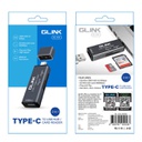 GLink GL-044 3 in 1 Type-C Card Reader