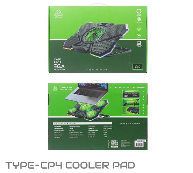 EGA TYPE-CP4 Gaming Cooling Pad