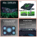 EGA TYPE-CP4 Gaming Cooling Pad