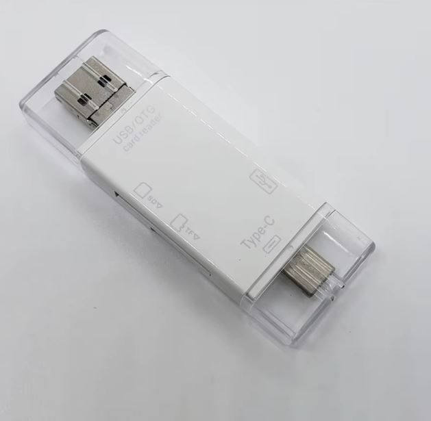 OTG Card Reader / Type-C / USB / Micro USB / SD / Micro SD ( 6 in1 ) Pl
