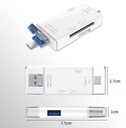 OTG Card Reader / Type-C / USB / Micro USB / SD / Micro SD ( 6 in1 ) Pl