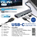 G-Link GL-043 TYPE-C 5 in 1 Adapter