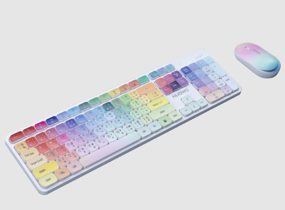NUBWO NKM-643 Bluetooth +Wireless Keyboard and Mouse