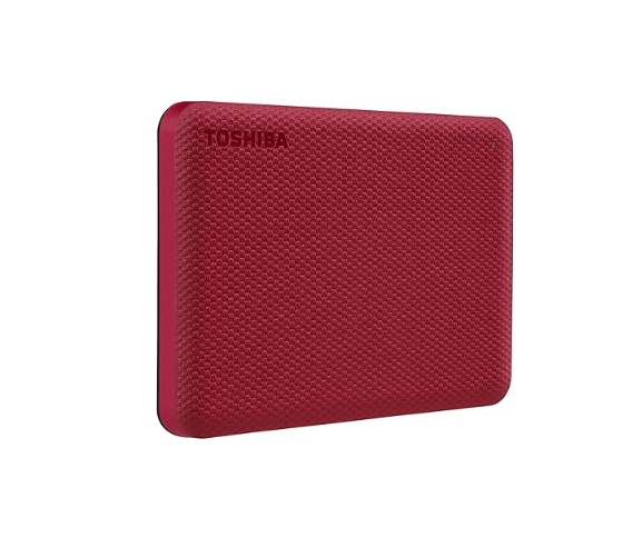 Toshiba Advance External Hard Disk 1TB (Red)