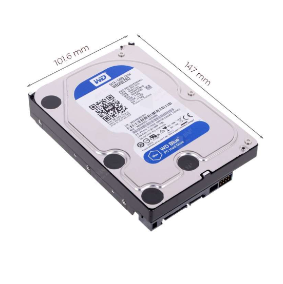 WD 1TB HDD SATA3 (B/F64MB) WD10EZEX BLUE