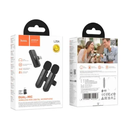 HOCO L20A Wireless Mircrophone DUAL-MIC (with USB-C to iPhone Adapter)
