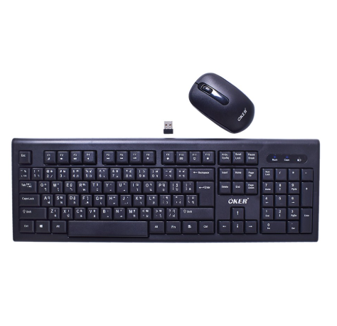 OKER K-289 Wireless Keyboard and Mouse Combo