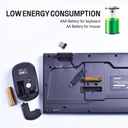 OKER K-289 Wireless Keyboard and Mouse Combo