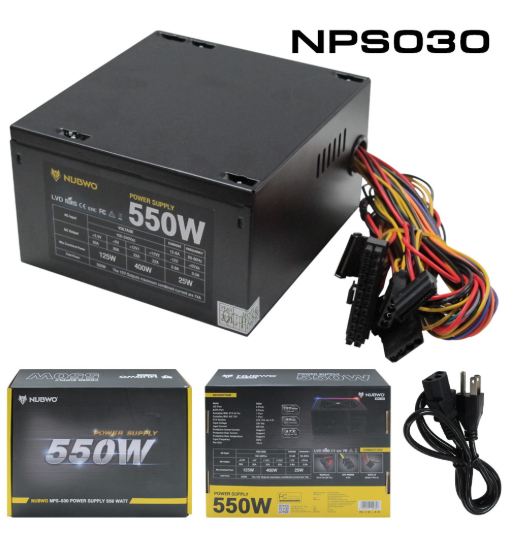 Nubwo NPS-030 550Watt Power Supply Unit