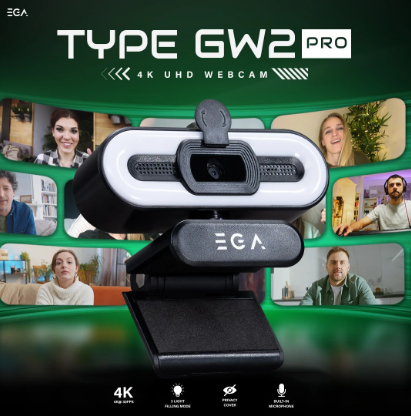 EGA Type GW2 Pro 4K Webcam