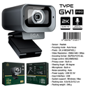 EGA Type GW1 Pro 2K Webcam