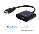 GLINK GL-019 HDMI to VGA Adapter