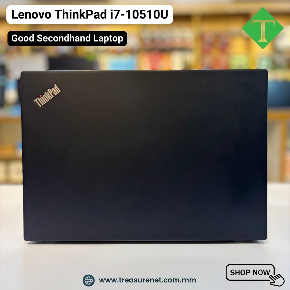 Lenovo ThinkPad ( i7-10510U, 8GB, 256GB SSD,14") Black