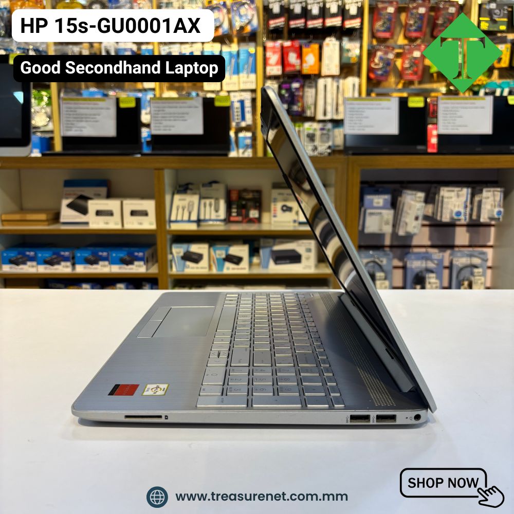 HP 15s-GU0001AX (AMD Athlon Gold 3150, 8GB, SSD 256GB,15.6") Silver