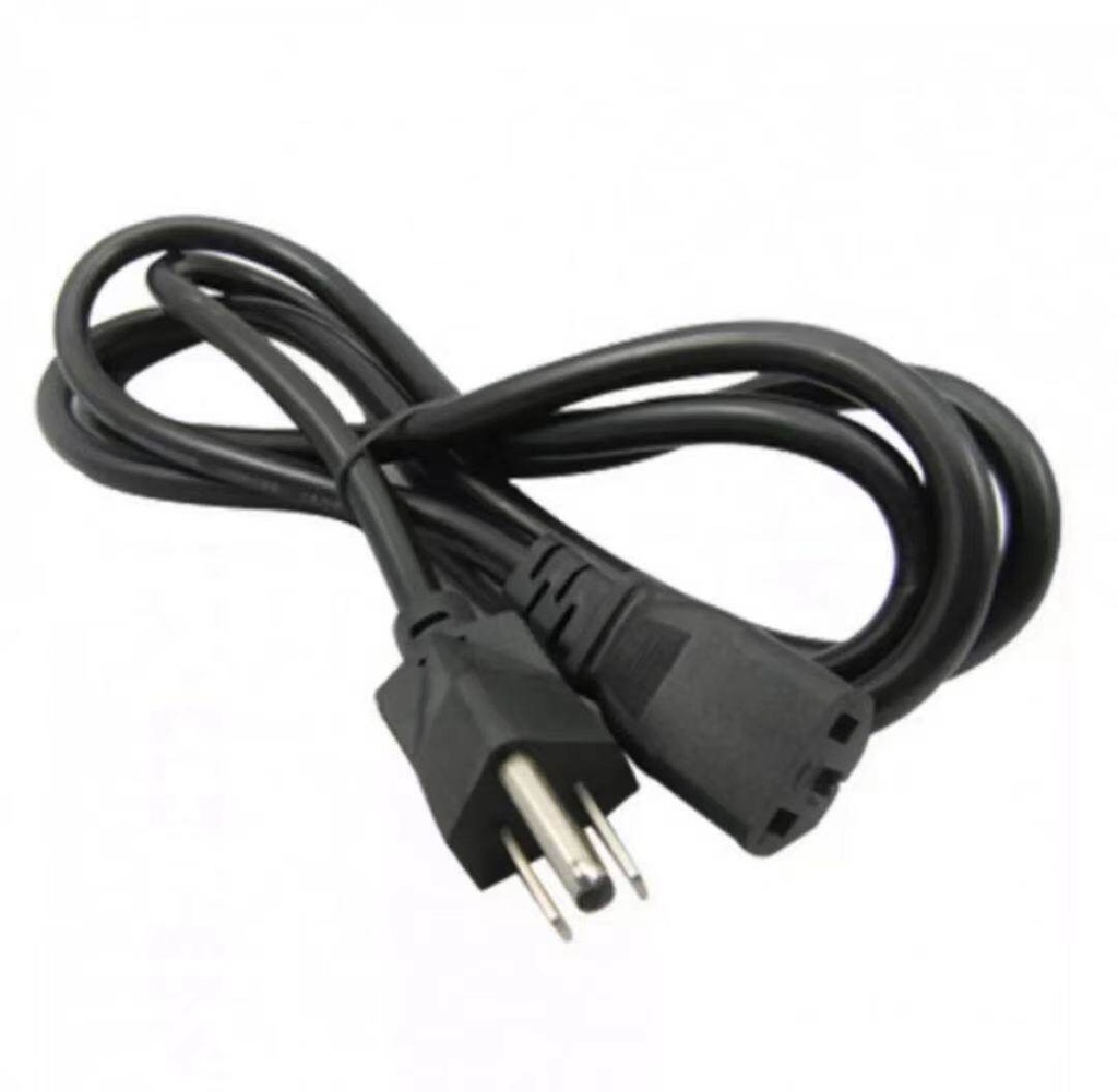 AC Power Cable 1mm, 1.8m  (3 Pin)