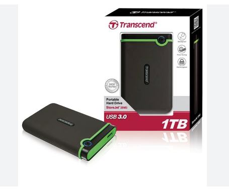 Transcend Slim StoreJet 2.5&quot; M3 1TB External HDD