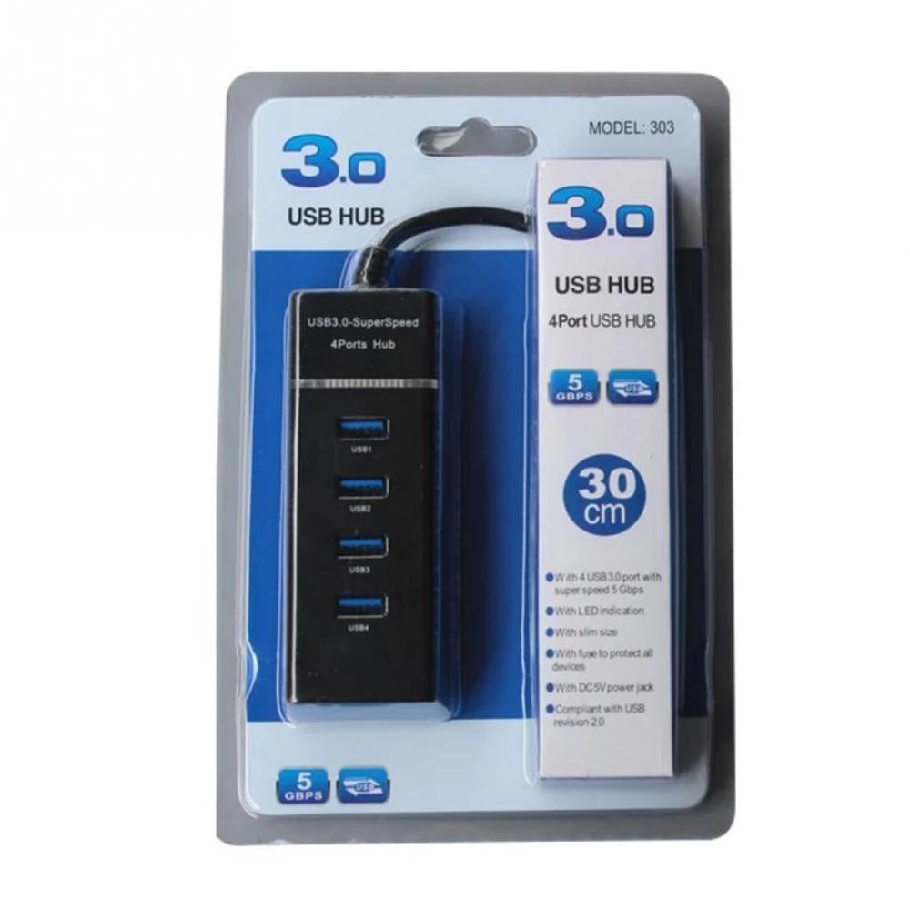 4 Ports 3.0 USB  Hub 303 30cm
