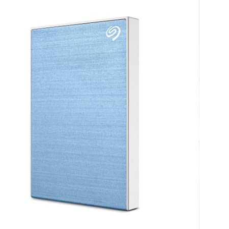 Seagate One Touch With Password 2TB (Light Blue) - External Hard Disk