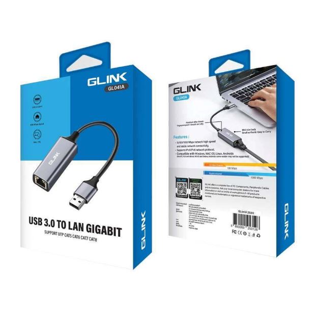 G-Link GL-041A USB3.0 to Gigabit Ethernet Adapter
