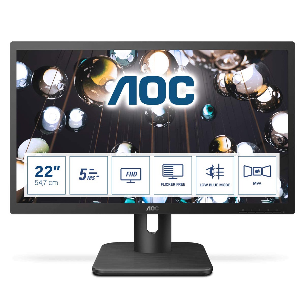 AOC 21.5&quot; Monitor Slim 22E1 ( VGA )