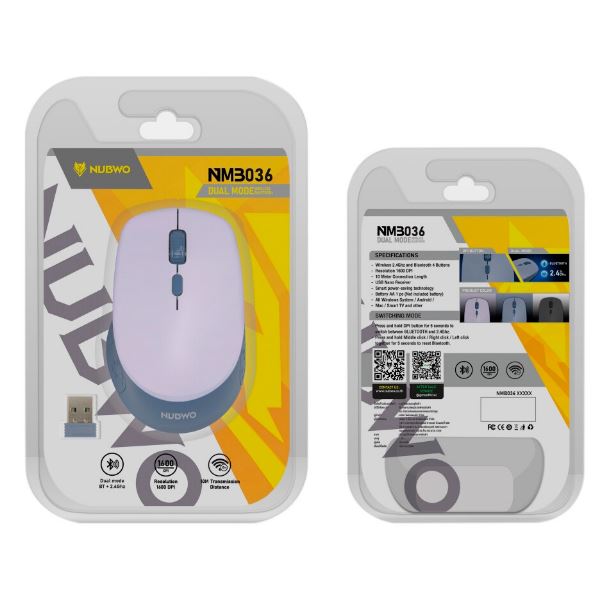 Nubwo NMB-036 Bluetooth &amp; Wireless Mouse