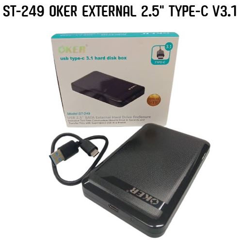 OKER ST-249 2.5&quot; External HDD Enclosure USB TypeC 3.1