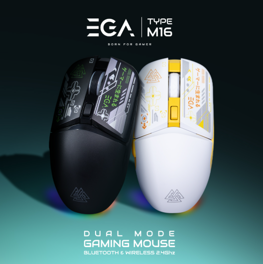 EGA TYPE M16 BT&amp; Wireless Gaming Mouse