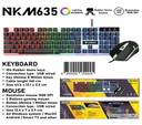 Nubwo NKM635 Wired Keyboard + Mouse Combo