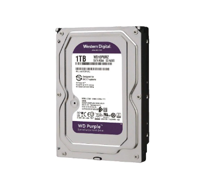 WD 1TB Surveillance HDD SATA3 64MB Purple (WD10PURZ)