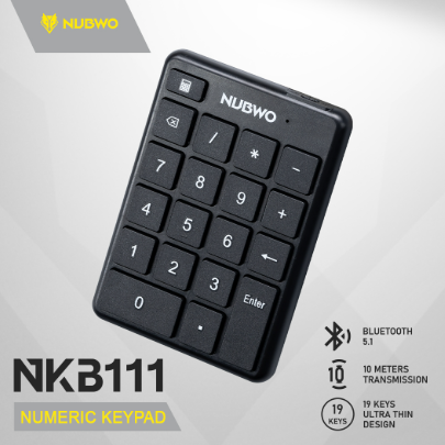 Nubwo NKB111 Bluetooth Numeric Keypad
