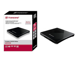 [112002] Transcend External DVD R/W (Ultra Thin) TX8XDVDS-B