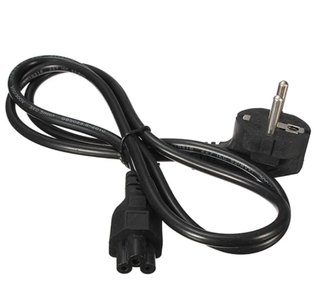 AC Laptop Power Cable 1mm, 1.8m ထိ (2 Pin)