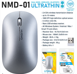 [127203] Nubwo NMD-01 Bluetooth &amp; Wireless Mouse