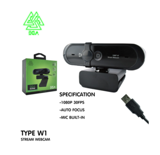 EGA TYPE W1 Stream Webcam 1080p