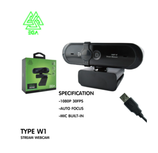 EGA TYPE W1 Stream Webcam 1080p